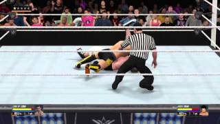 WWE 2K16 kariyer manyak geliyom oğlum bölüm 1 screenshot 2