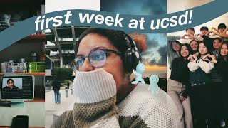 my first week at UCSD moving in starting classes week zero events
