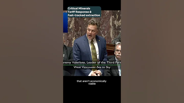 Critical Minerals, mining jobs, tariff response & fast-tracked resource extraction #bcpoli