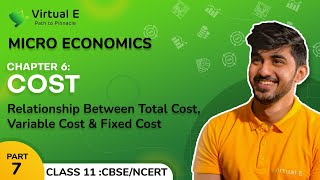 Class 11 Microeconomics Chapter 6 | Cost | Part 7 - Relationship Between TC, TVC & TFC