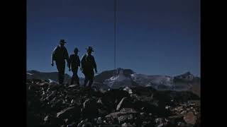 Old film of climbing Mt Lyell Glacier, Yosemite 1942