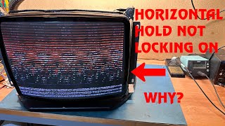 19 K7000 Arcade Monitor Repair - Horizontal Hold/Repeating Image Issue - IC2 Is Bad