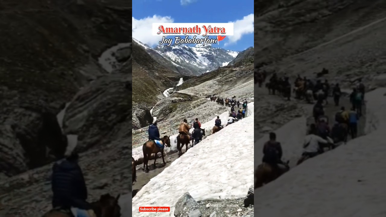 Amarnath Yatra 🙏🚩| Jay Baba Barfani 🤗