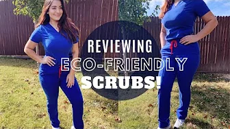 Scrubs Made of Wood?! Sustainable & Eco-Friendly Scrub Try On & Review