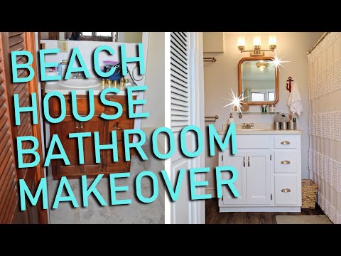 How To Decorate A Beach House Bathroom?