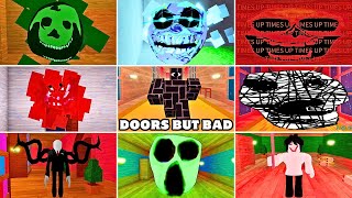 DOORS But Bad : The Backdoor + ROOMS + SUPER HARD MODE + Seek Chase  Full Walkthrough | ROBLOX