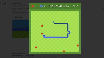 Google snake game Twin mode in 1:02.370 (50 apples, 5 apple, standard, large) Former WR