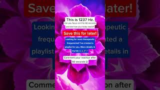 😎 Are You Focused Let #1237Hz Be the Judge! Try Staying For 60 Seconds!