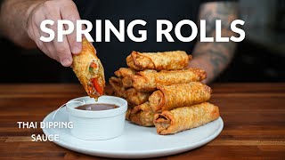 Restaurant-Quality Spring Rolls at Home! | Dipping Sauce Secrets Revealed!