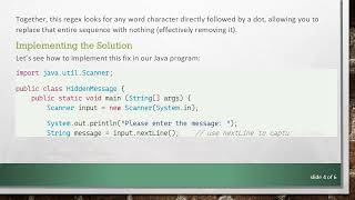 How to Use Regular Expressions in Java to Remove Dots and Preceding Characters