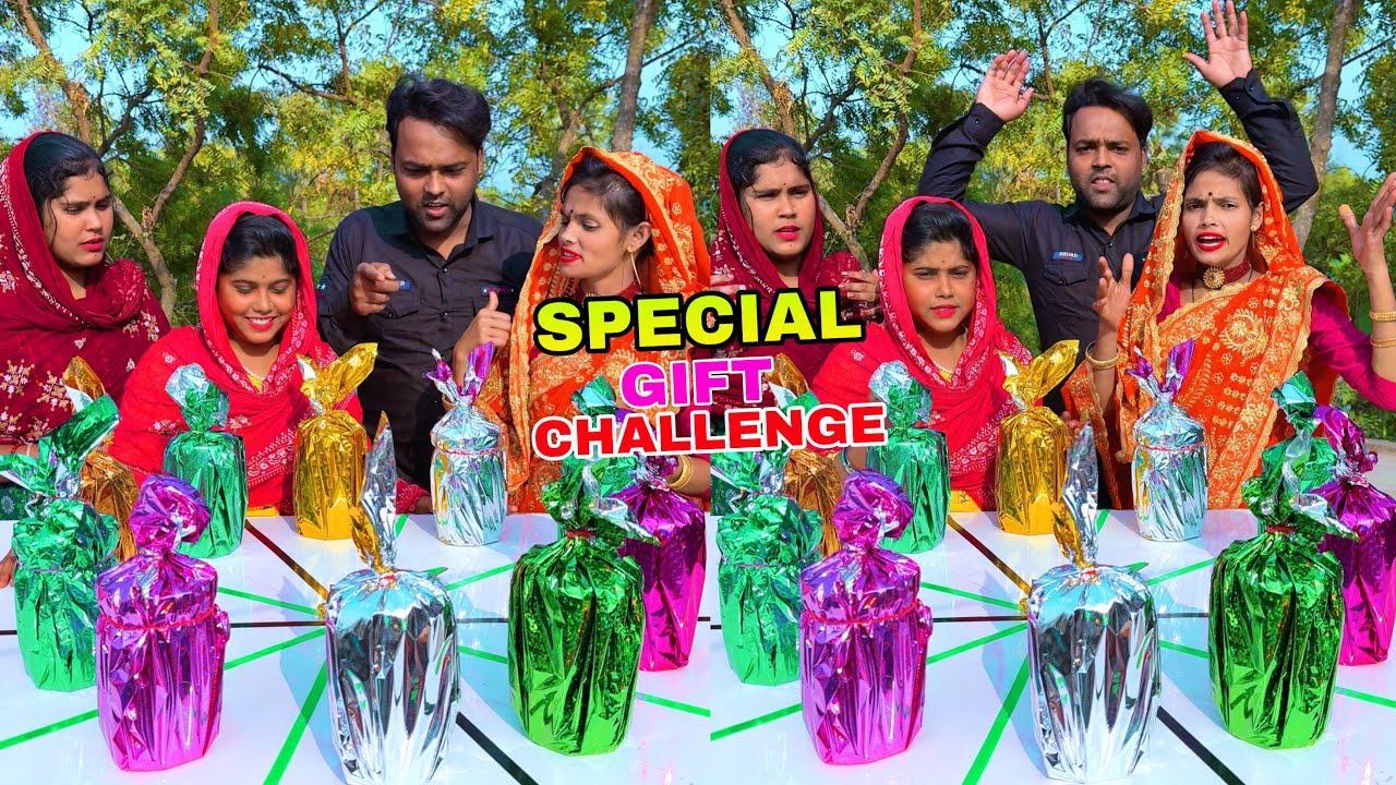 Surprise Gift Box Funny Challenge With Full Family 🥹 