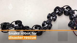 Snake robot designed to find disaster survivors | Al Jazeera Newsfeed