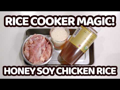 This Addictive Rice Cooker Honey Soy Chicken Rice is My New Obsession!