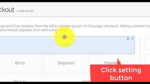 How to configure One page checkout for Virtuemart