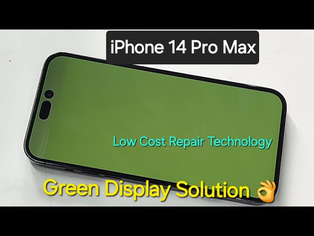 iPhone 14 Pro Max Green Display Solution. Any type iphone after