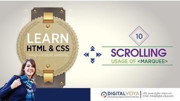 [Telugu Tutorial] How to Add Scrolling Content in Web Sites - Marquee Tag Tutorial