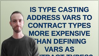 Ethereum: Is type casting address vars to contract types more expensive than defining vars as con...