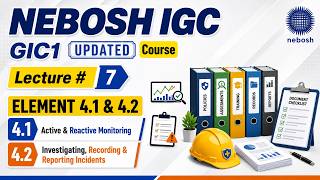 NEBOSH GIC1 Element 4.1 & 4.2 Explained | Monitoring, Incident Investigation, Recording & Reporting