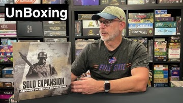 TDG: Company of Heroes: Solo Expansion unboxing with Ray
