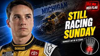 Christopher Bell Fractured Wrist — Still Racing at Pocono