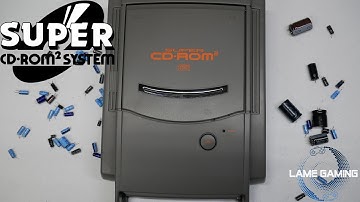 NEC PC Engine Turbo Grafx Super CD ROM 2 disassembly repair recap capacitor replacement sound issues