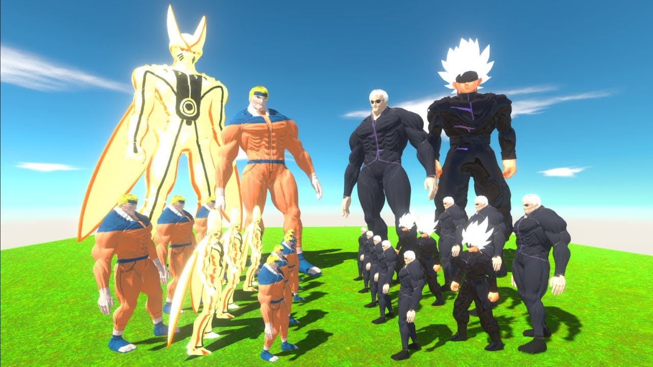 Evolution Gojo Satoru vs Evolution Naruto Uzumaki - ARBS