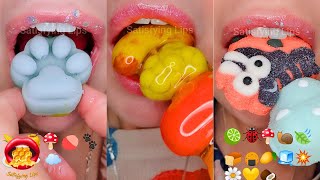 Satisfying ASMR Eating EMOJI FOOD CHALLENGE Mukbang Compilation 먹방