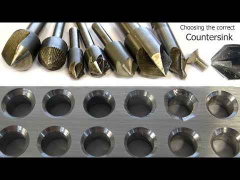 Video: Tools For Making And Processing Holes. Drill Tool, Countersink, Countersink, Punch