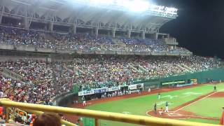 2012獅猿總冠軍戰G2 陳金鋒打擊 猿迷超嗨
