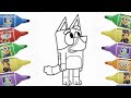How to Draw Bluey for Kids Step by Step | Drawing for Kids