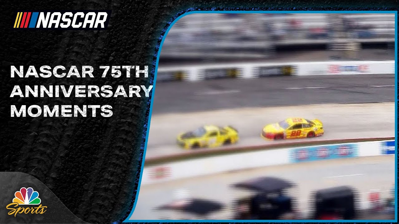 Matt Kenseth takes out Joey Logano | NASCAR 75th Anniversary Moments | Motorsports on NBC
