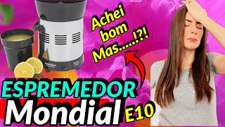 ✅ Extrator de Suco Mondial E10 Turbo 250W é Bom ? Vale a Pena ?