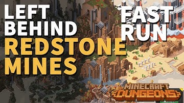 Redstone Mines Minecraft Dungeons Fast Walkthrough