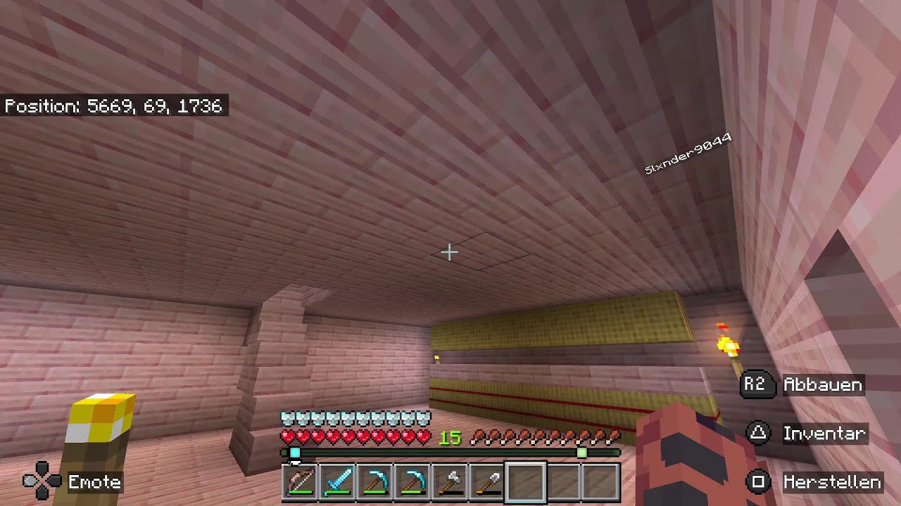 (Minecraft) Heilvolkan wieder rein kommen