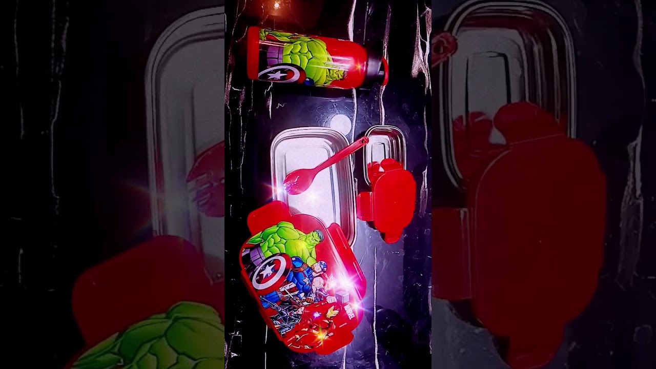 MARVEL lunch box set 