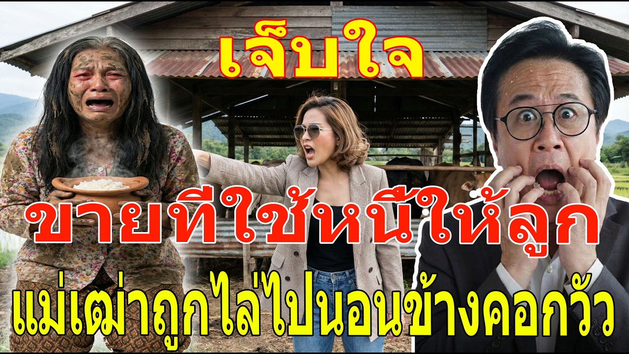 เรื่องเล่า กับ วีที: ขายที่ใช้หนี้ให้ลูก - แม่เฒ่าถูกลูกสะใภ้ไล่ไปนอนข้างคอกวัว ในคืนวันสงกรานต์