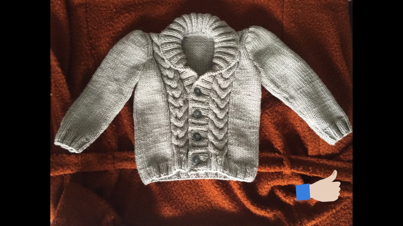 SAÇ HIRKA ÖRGÜSÜ NASIL YAPILIR? Erkek çocuk İçin Modern Hırka / 4 ve 12