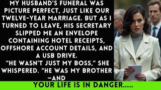 I Said My Final Goodbye at His Funeral—Until His Secretary Handed Me an Envelope That Exposed the