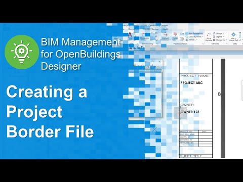 Creating a Project Border File