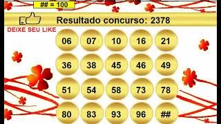 Sorteio Resultado Lotomania 2379 Palpite 2380