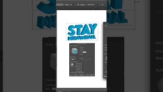 3D in Illustrator #illustratortips #illustratortutorial #screenprinting #screenprint #adobe