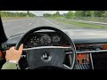 POV: Driving a 1982 Mercedes 500 SEL W126 S-Class V8 Engine. #w126 #C126 #Mercedes #automobile