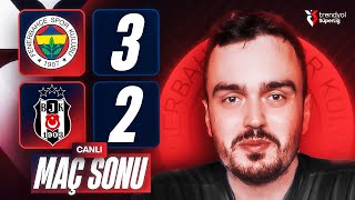 🚨BEŞİKTAŞ 2 - FENERBAHÇE 3 MAÇ SONU | JHON DURAN GERİ DÖNDÜ!