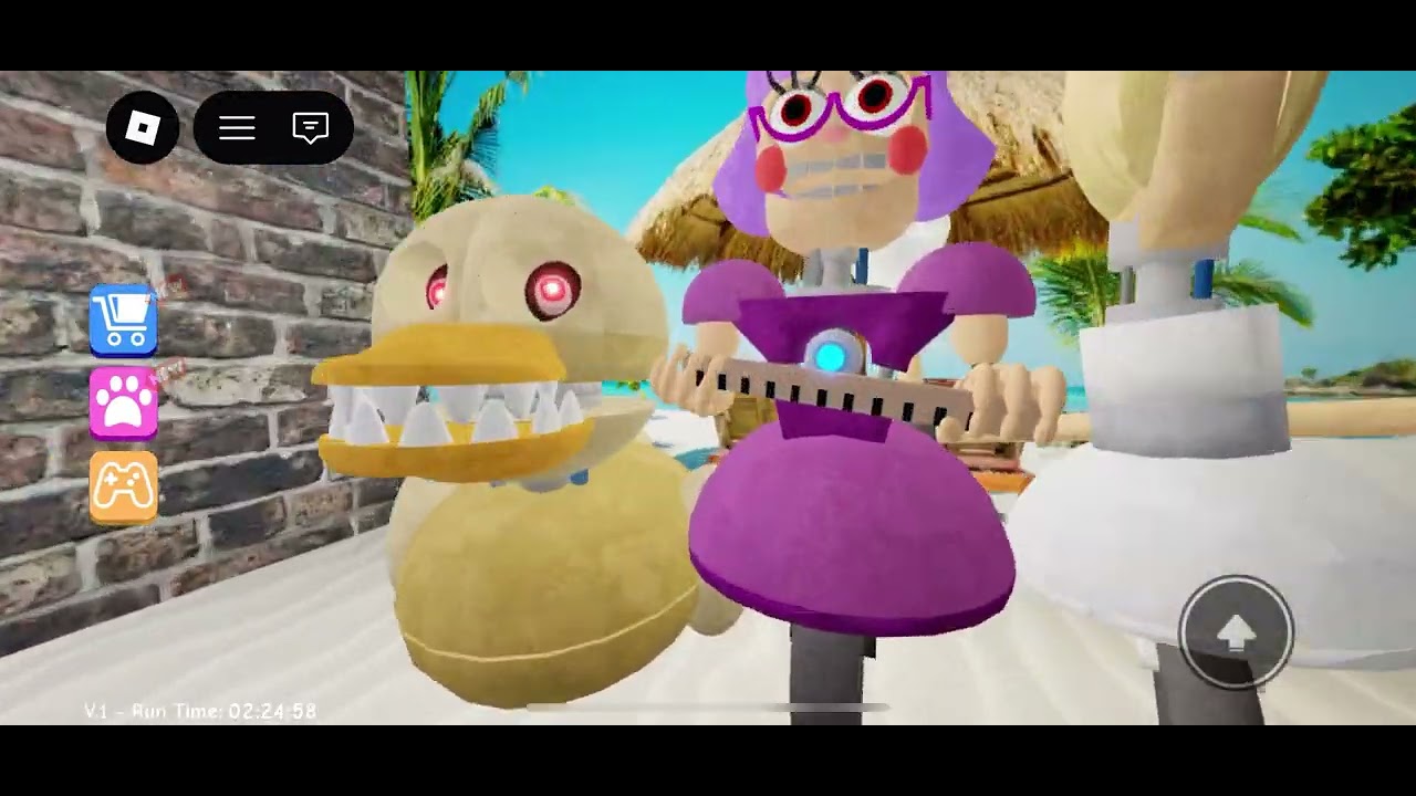 Playing escape teacher obby (scary obby)