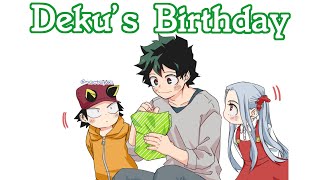 Happy birthday deku [my hero academia comic dub]