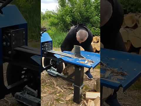 Рейковий дрововокол TIREX Max живлення 220 довжина полін до 50 см, видео 2