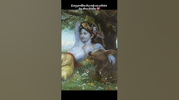 every problem has only one solution.. Krishna status #radhekrishnaa #ytshorts #Radhe__9-w2p