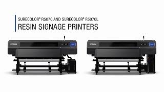 SureColor R5070 and R5070L | Consistent, High-Quality Signage Printing