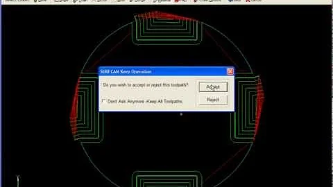 SURFCAM Tutorial - 2-Axis: Milling Open Features - 2-Axis Contour