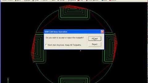 SURFCAM Tutorial - 2-Axis: Milling Open Features - 2-Axis Contour